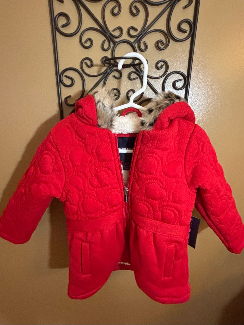 Limited Too Faux Fur Coat/Jackets for Girls Size 24 Months